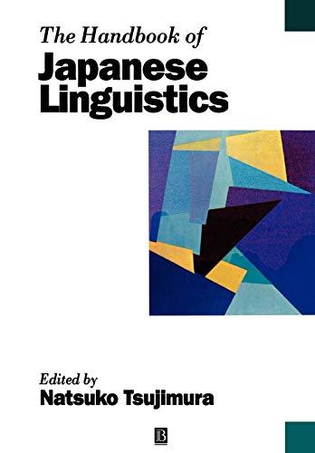 of　Japanese　Linguistics　Tsujimura　by　9780631234944　The　Handbook