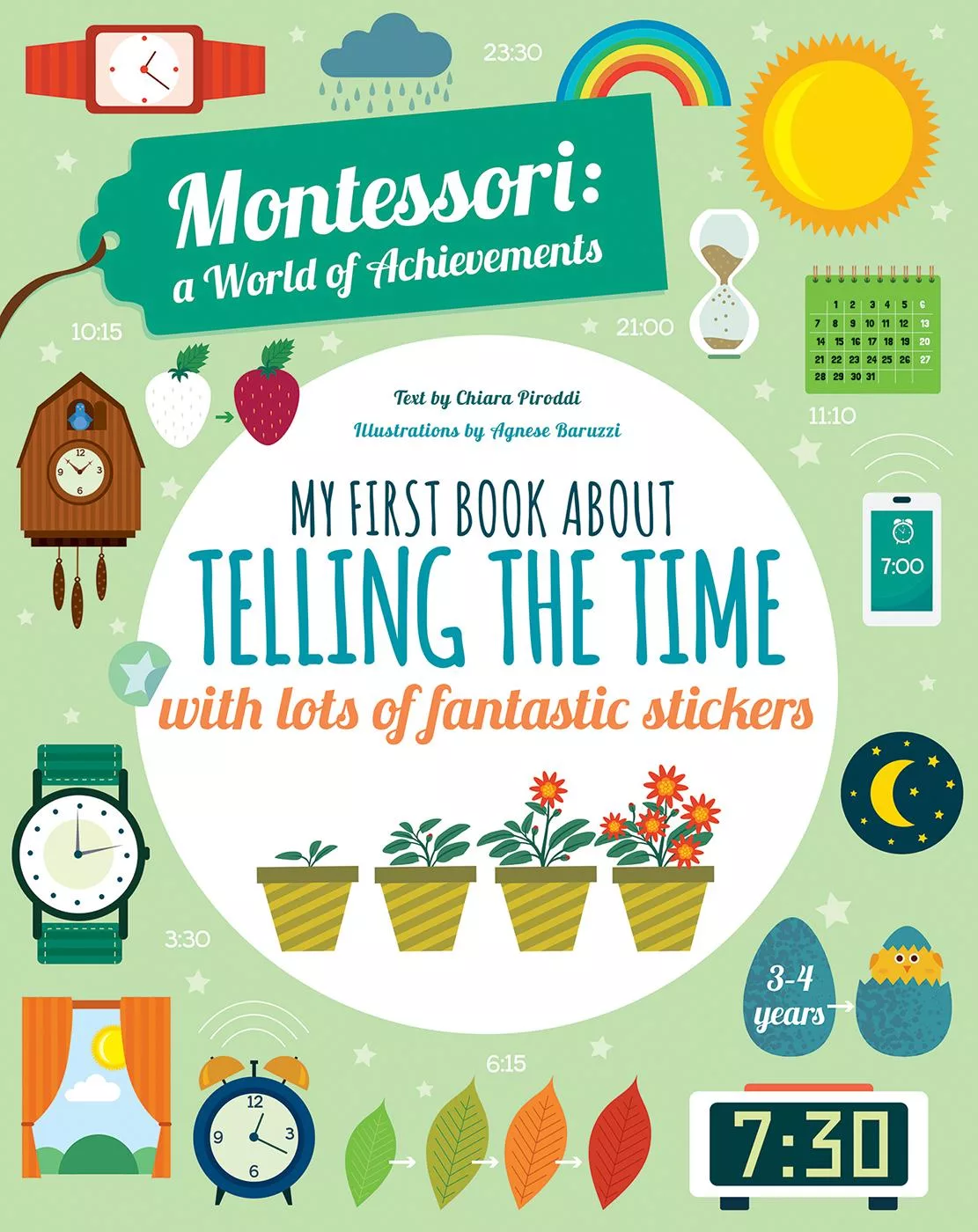My First Book About Telling Time Montessori Activity Book by Chiara
